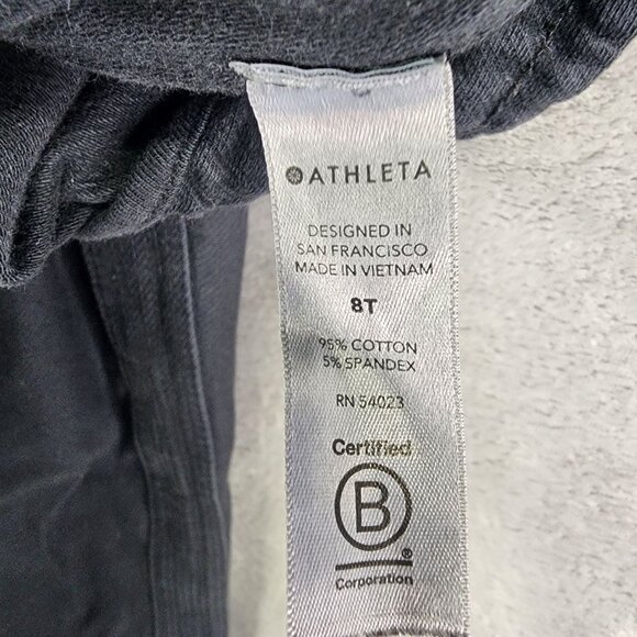 Womens Black Athleta Farallon Jogger Pants Drawstring Elastic Waist Size 8T - Picture 7 of 14